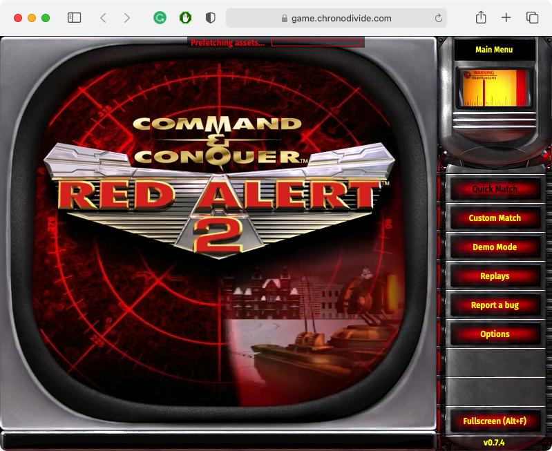 Red alert 2 browser